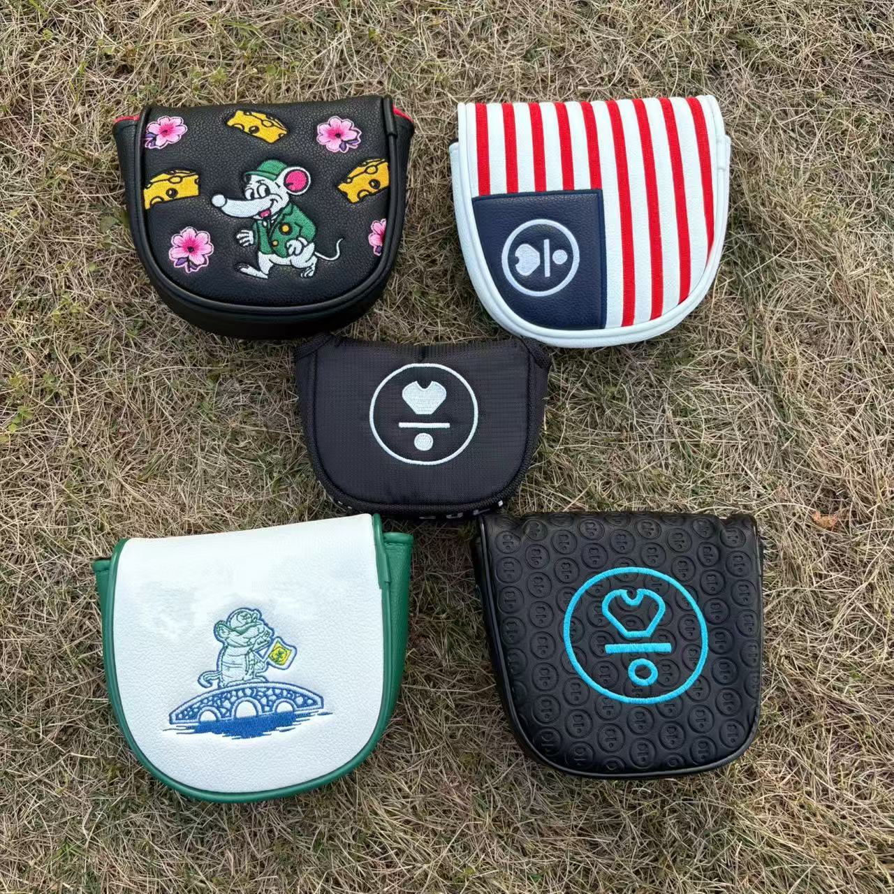 Golf Tees - Funda para putter de golf Vermilion