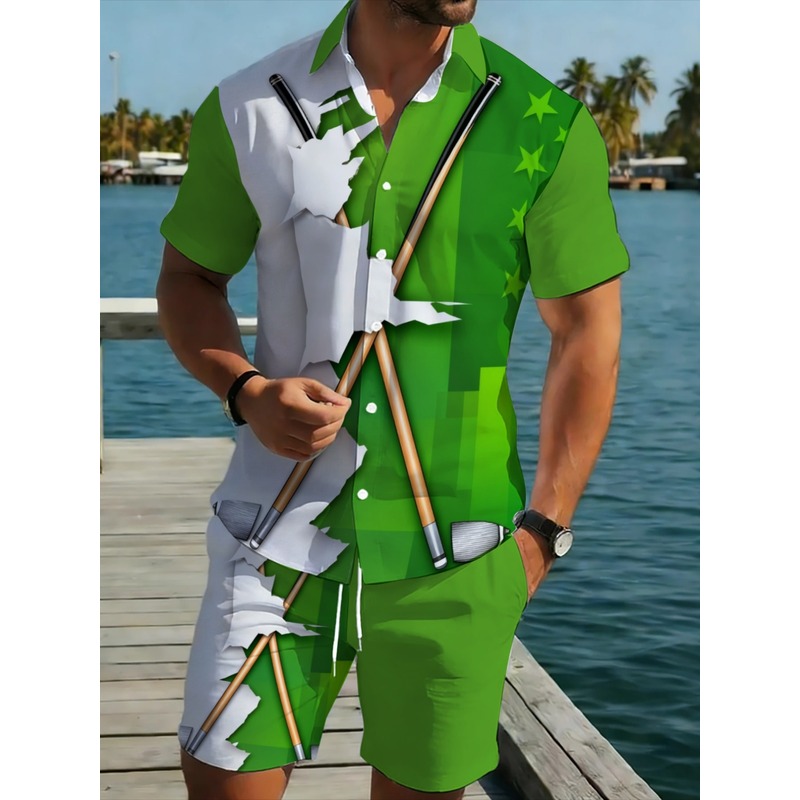Golf Clubs - Conjunto de Camisa y Pantalones de