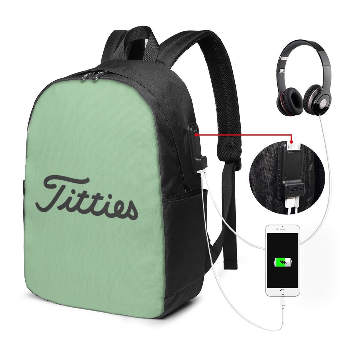 Mochila Titties Golf Ball, bol - Golf Bag reseña y precio
