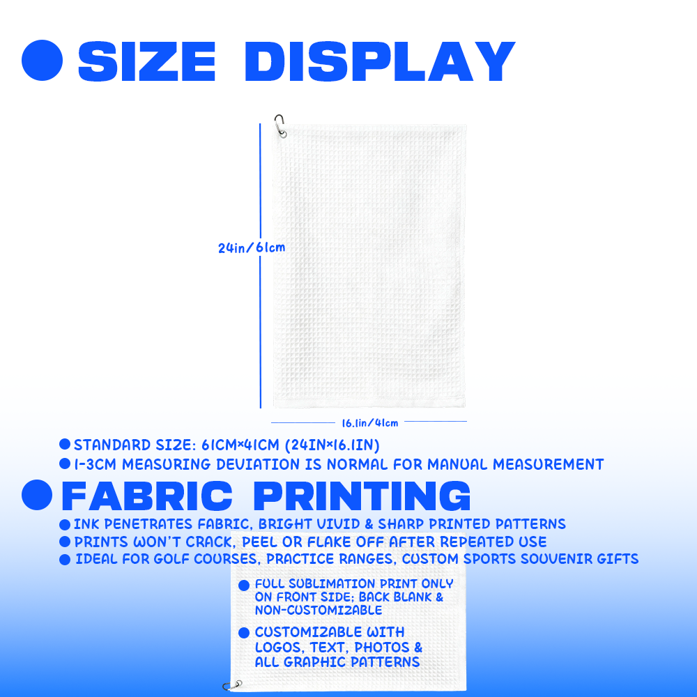 Toalla de Golf Personalizada c - Golf Towel reseña y precio